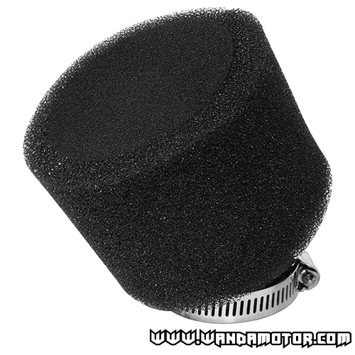 Foam air filter 42mm black